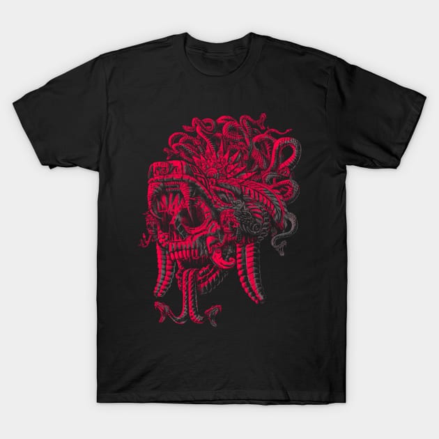 Serpent Warrior T-Shirt by qetza